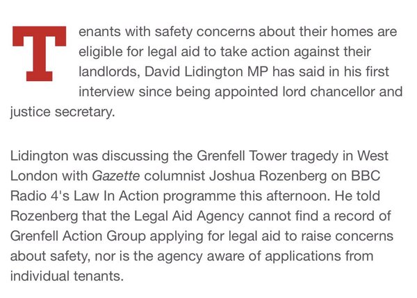 London Fire: Grenfell Tower thread five