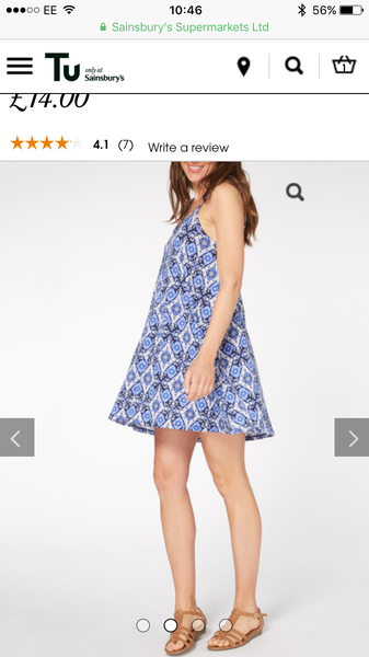 Wanted: strappy jersey summer dress-please help!