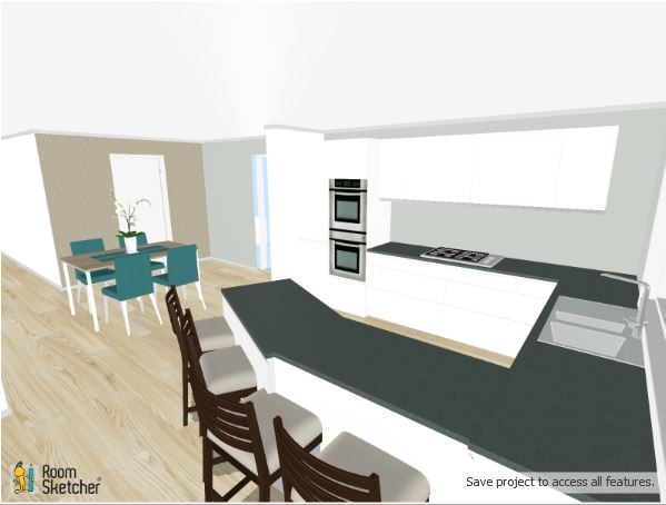 Avoiding a long narrow corridor from front to back of house