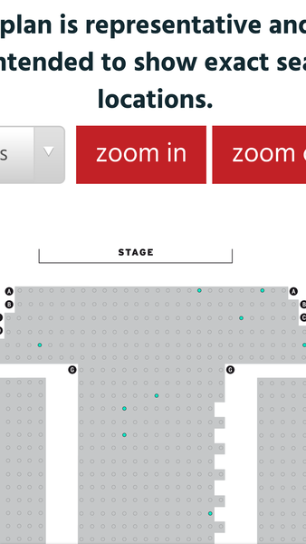 To ask people to move seats at the theatre