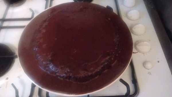 Oh fuckity fuck look what I did to the cake!
