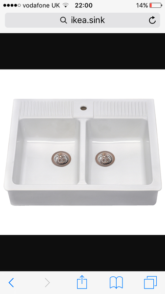 Argument with DH. Is your draining board to the left or right of the sink?