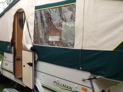 Good camp bed for crotchety non-camping DH?