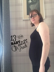 4 weeks but look 6 months pregnant