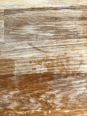 Restoring wooden kitchen worktop