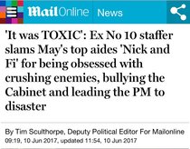 Westminstenders: The Continuing Saga of the Prime Minister Who Didn’t Know When to Quit