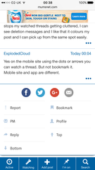 To wonder why people placemark instead of "watch"?