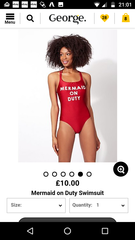 To think maybe I could wear a swimsuit?