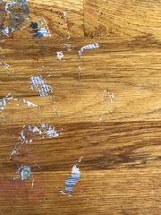 Restoring wooden kitchen worktop
