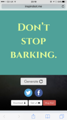 To introduce you to InspiroBot?