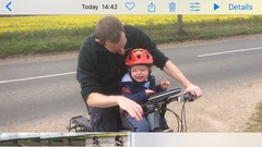 Cycling with toddler