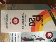 Suntan lotion P20, what's it like?