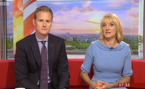 Louise Minchin's dress on this morning?