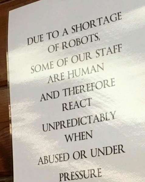 To expect to be able to make a purchase at closing time.