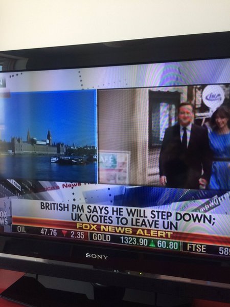 To be surprised that Americans know about Brexit after seeing this photo?