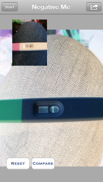 2 days late positive and negative