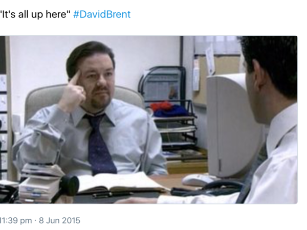 David Davies without a notebook,