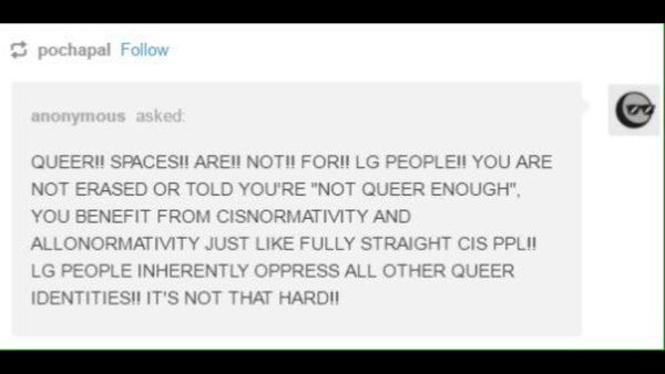I feel like we're going backwards on gay rights...