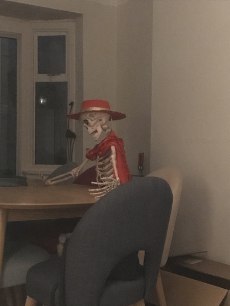 I think I've bought a haunted skeleton....