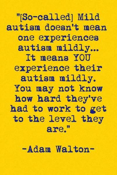 To ask my friend to stop describing anyone she thinks odd/boring/different from her as 'on the spectrum'?