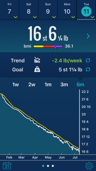 Week 8 - Summer Low Carb Bootcamp - two months almost done ...