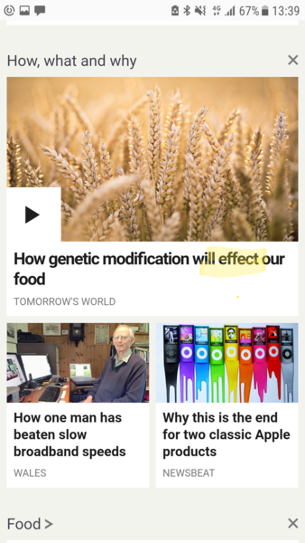 This should be 'affect' shouldn't it?