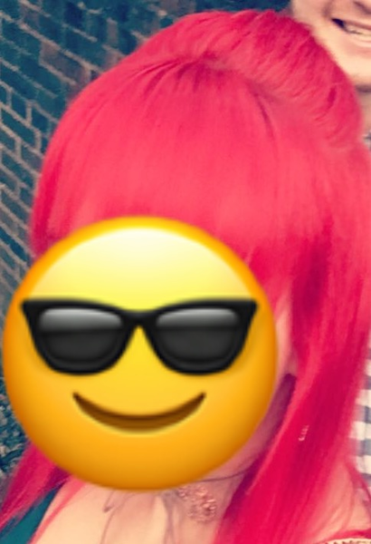 Can I wear a bright dress if my hair is bright red?