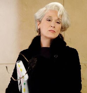 Miranda Priestley's hair