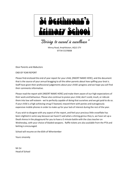 The School Report