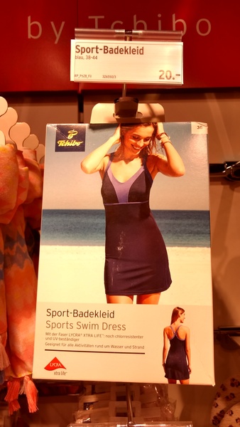 Does this even exist? Dress made of swimming costume material