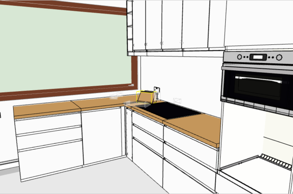Anybody like to give me their thoughts on my Ikea kitchen design?