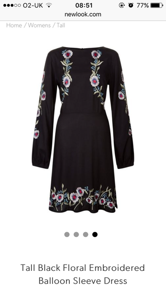 I've bought this dress...