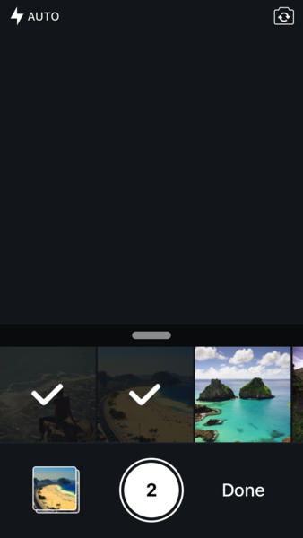 New image gallery in the iOS Talk app