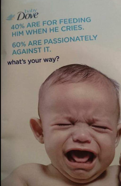 To think that Baby Dove have messed up