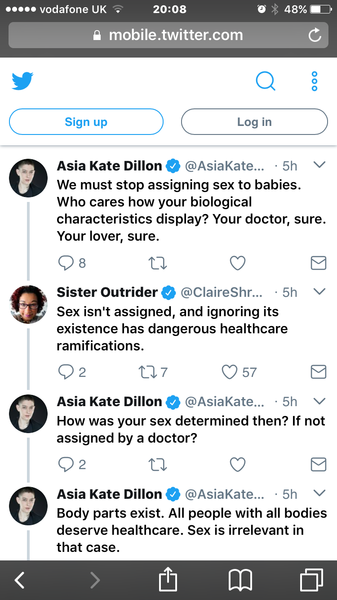 Should babies be assigned a sex at birth or choose their own