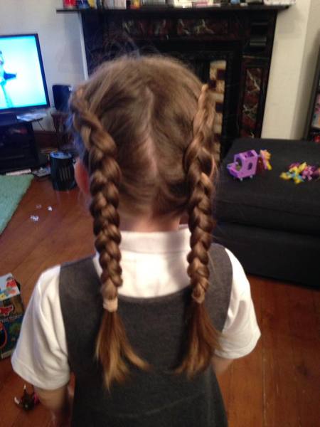 Is there some kind of magic trick to do a french plait?