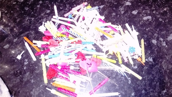 to have kept this many birthday candles?