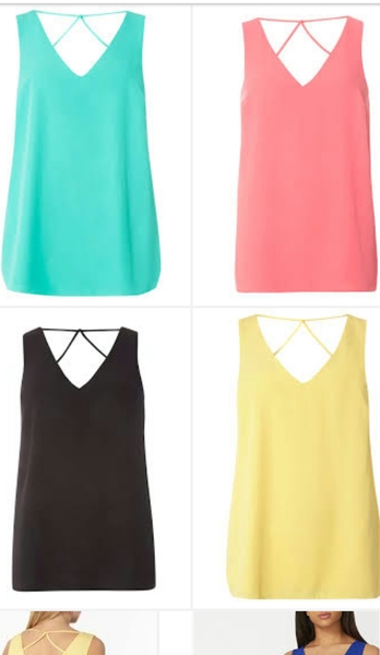 Perfect going out top, in a single colour