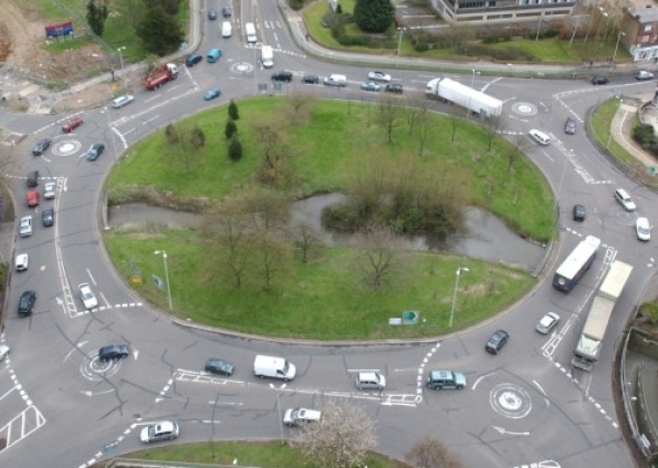 how would you do this roundabout?
