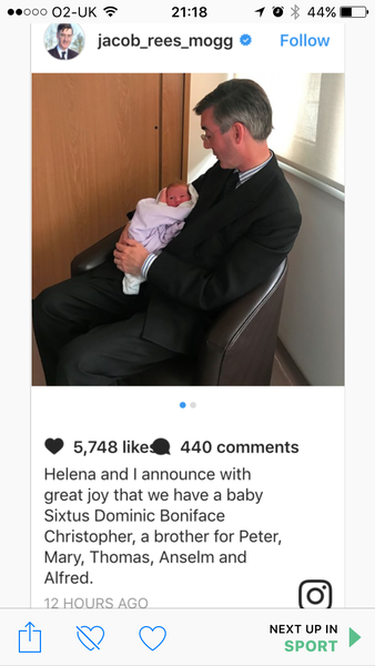 To be jealous of Jacob Rees Moggs......