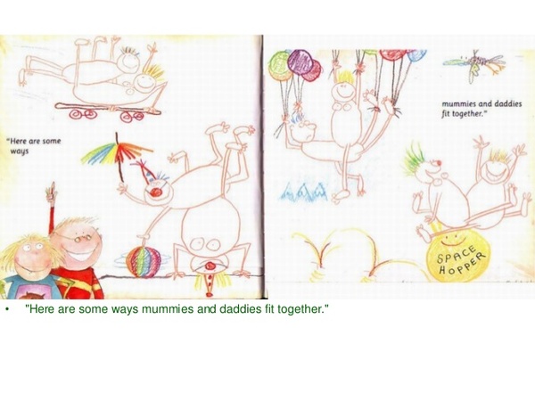 "Mummy, how did the baby get in your tummy?" - Help!