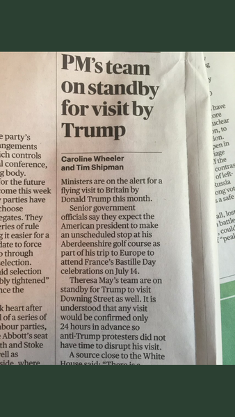 The one where Trump just can't stop being Trump