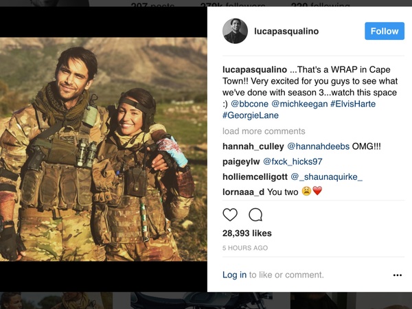 Our Girl & Captain James Addicrs XLII