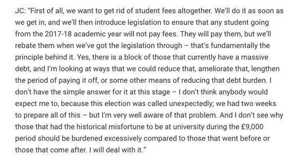 Westministenders: Transition