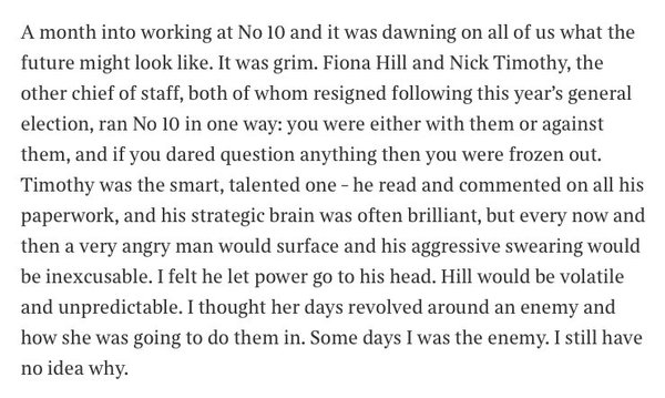 Westministenders: Transition