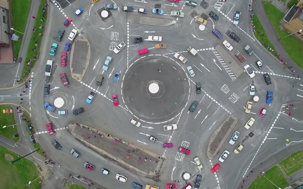how would you do this roundabout?