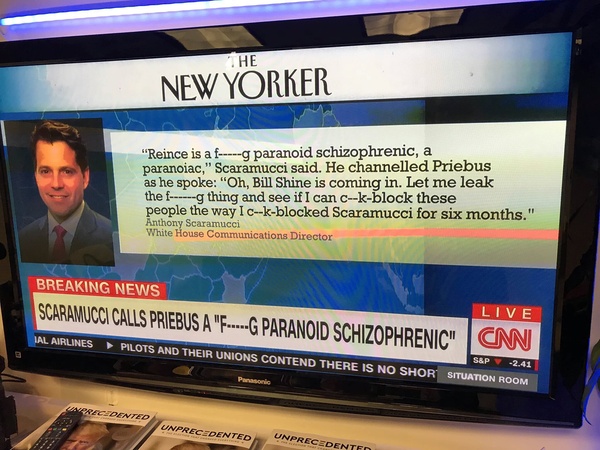 Sean's gone. It's sad. Great guy. Going to miss him.Trump continued