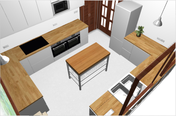 Anybody like to give me their thoughts on my Ikea kitchen design?