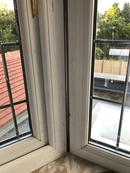 UPVC window frame seal
