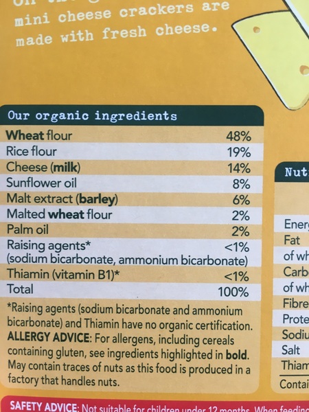 "Baby has never had sugar"
